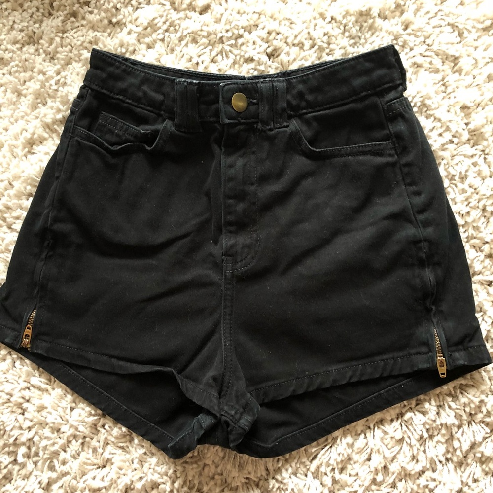 American Apparel black shorts